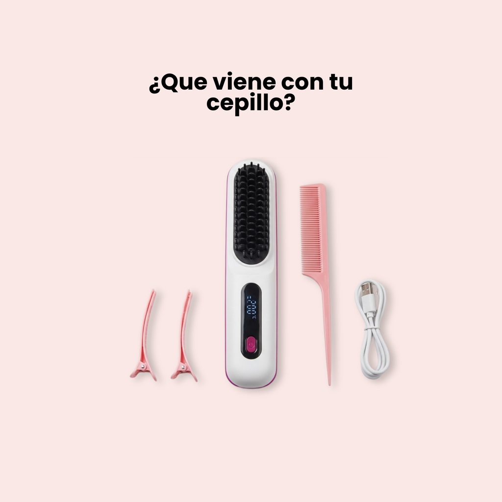 Cepillo Alisador Inalambrico