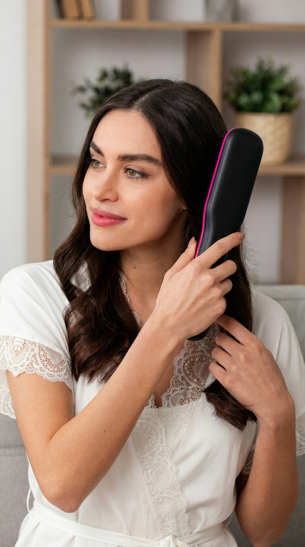 Cepillo alisador portátil